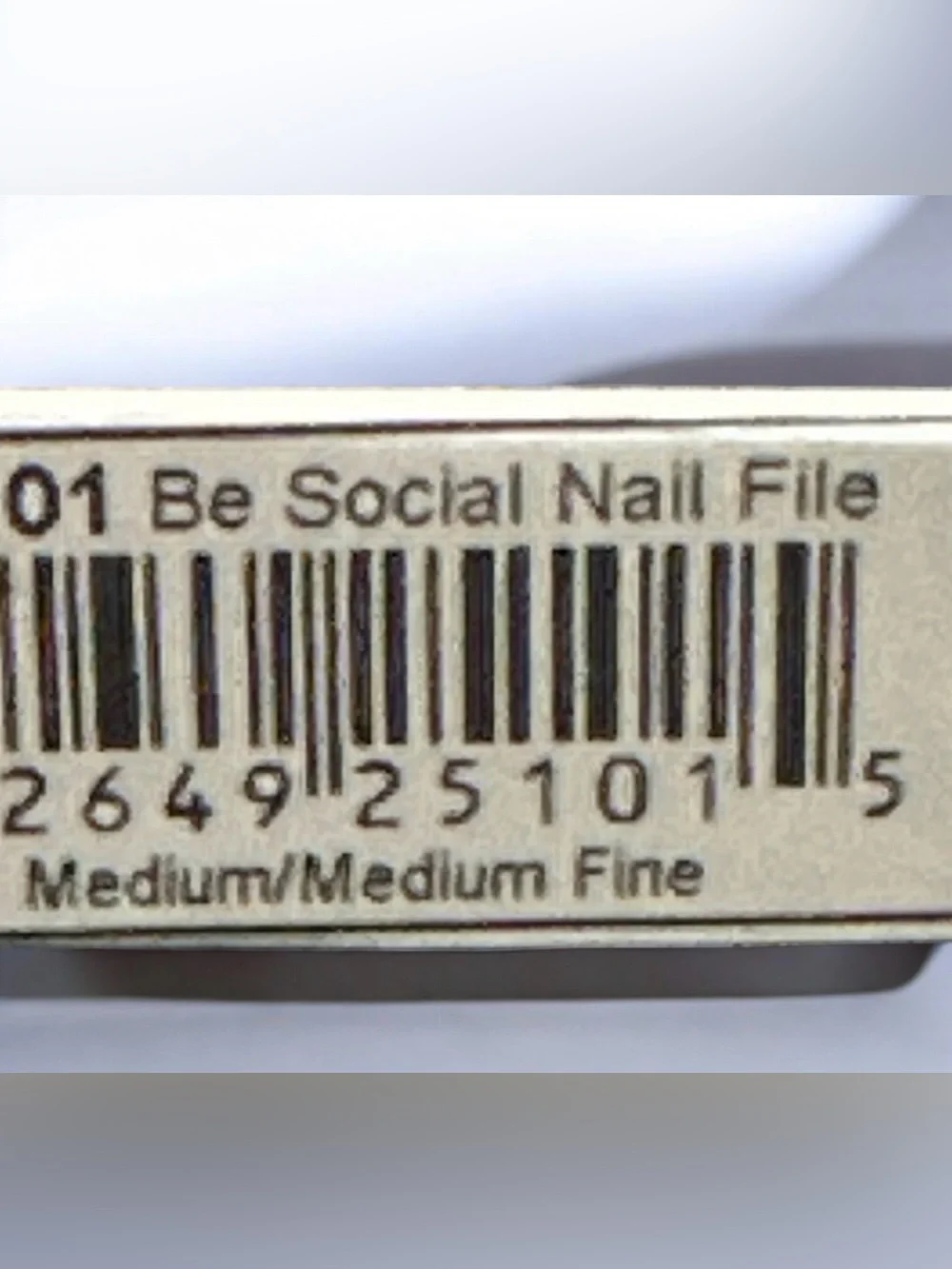 Pink Cat-Themed Nail File Buffer – Funny Meowed Quote 1204A